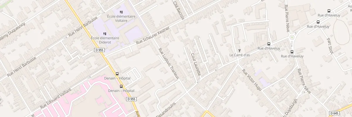 Plan du 80 Rue Ludovic Trarieux à Denain