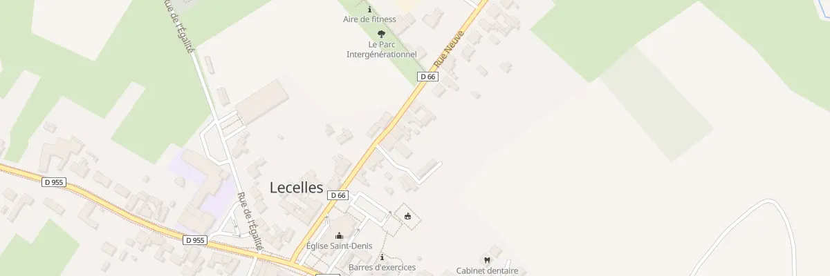 Plan du 675 Rue Neuve à Lecelles