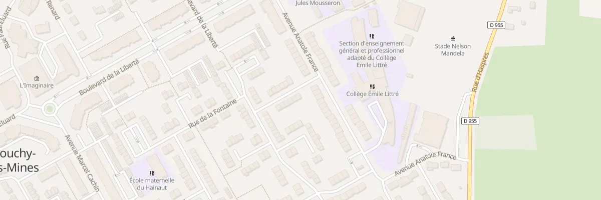 Plan du 1 Rue Guy Moquet à Douchy-les-Mines