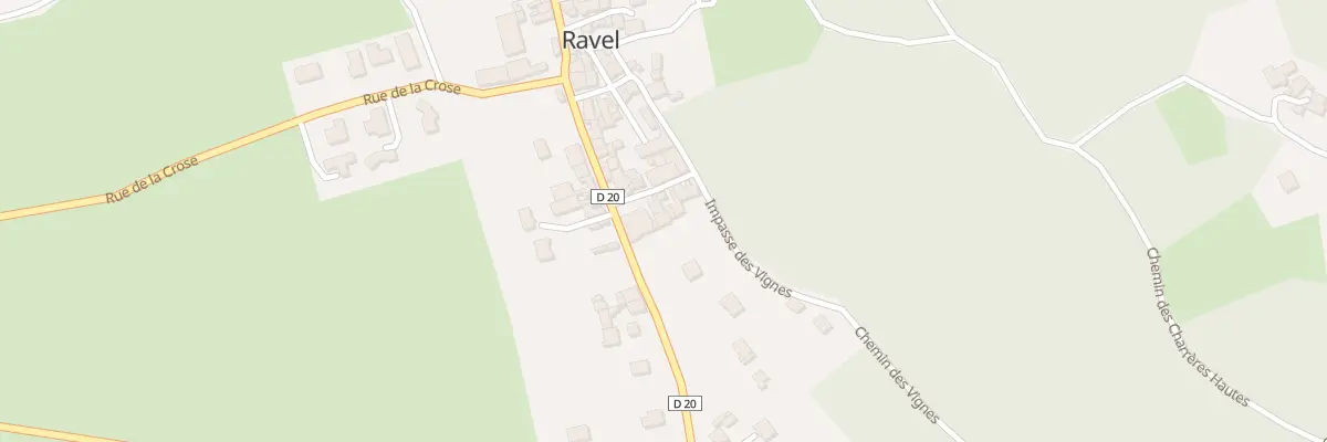 Plan du 15 Rue du Couderc à Ravel