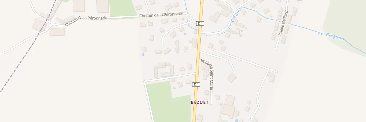 Plan du 4 Che du Colombeau à Bézu-Saint-Germain