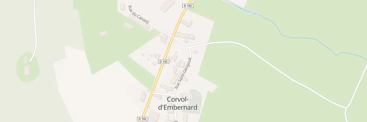 Plan du 26 Le Bourg à Corvol-d’Embernard