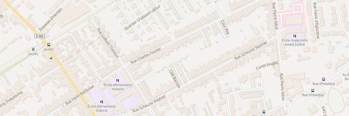 Plan du 44 Rue Charles Fourier à Denain