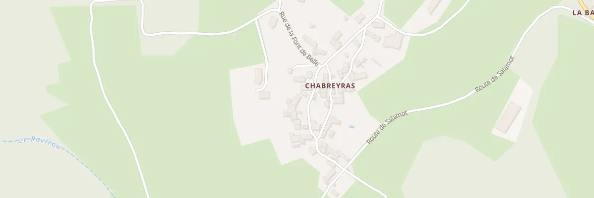 Plan du 5100 Chabreyras à Saint-Étienne-sur-Usson