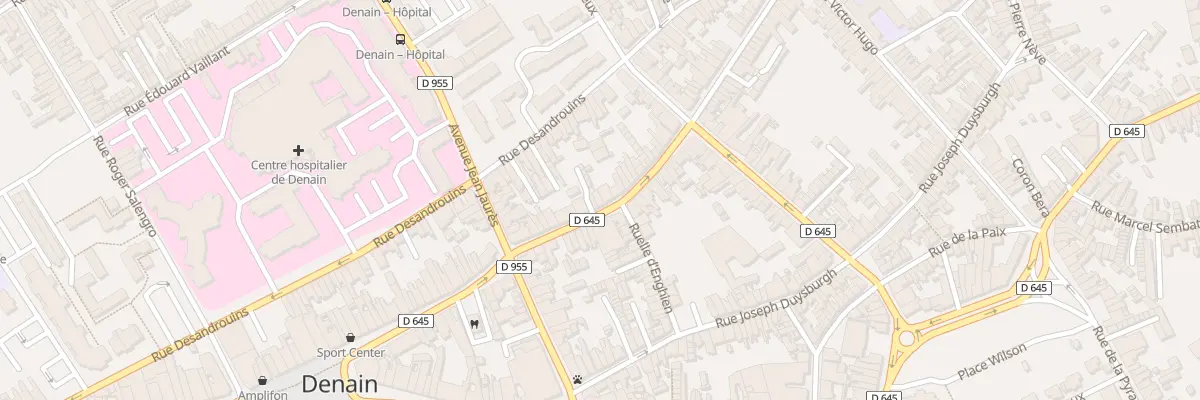 Plan du 69 Rue du Maréchal Leclerc à Denain