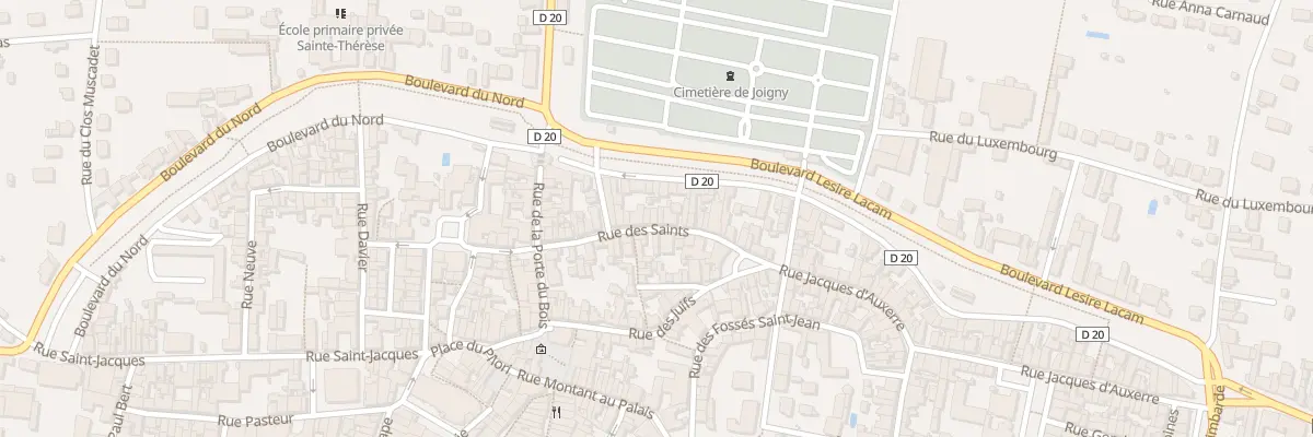 Plan du 31 Rue des Saints à Joigny