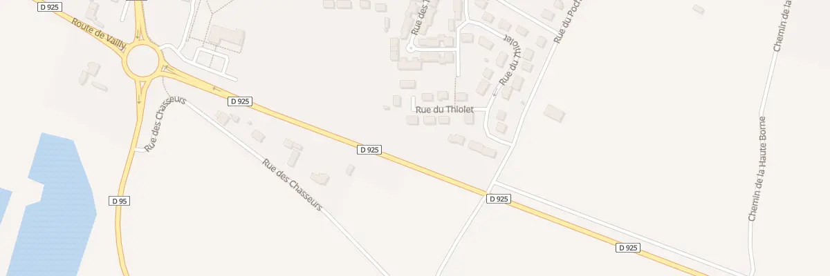 Plan du 33 Rue du Thiolet à Bucy-le-Long