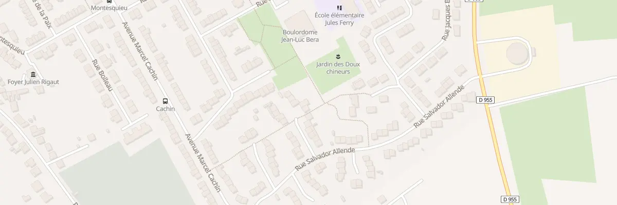 Plan du 57 Rue Salvador Allende à Douchy-les-Mines