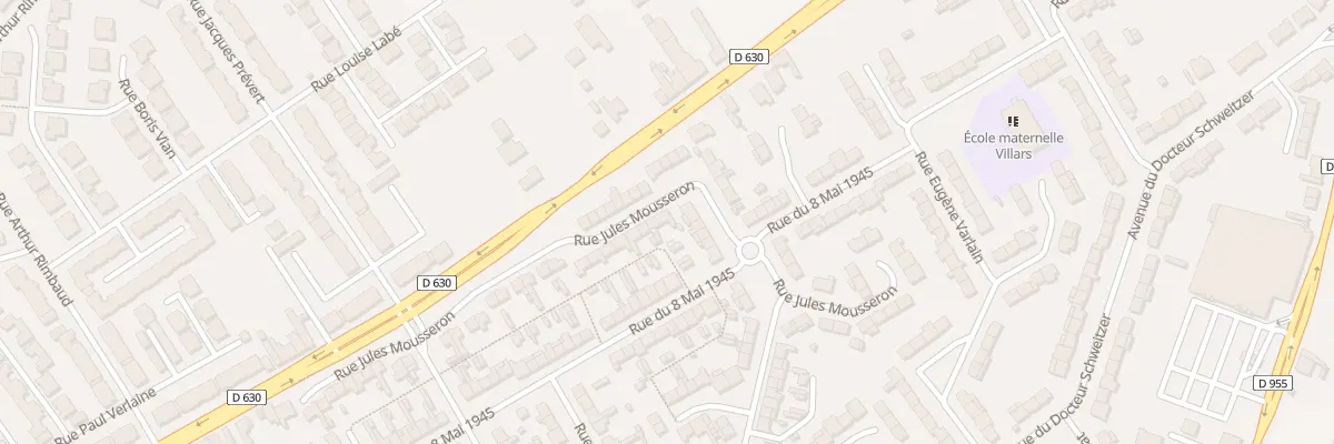 Plan du 55 Rue Jules Mousseron à Douchy-les-Mines