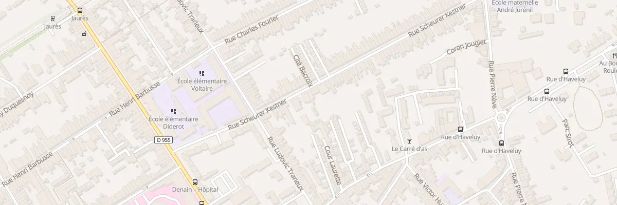 Plan du 8 Rue Scheurer Kestner à Denain