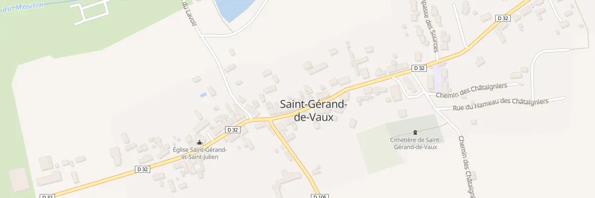 Plan du 30 Rue des Acacias à Saint-Gérand-de-Vaux