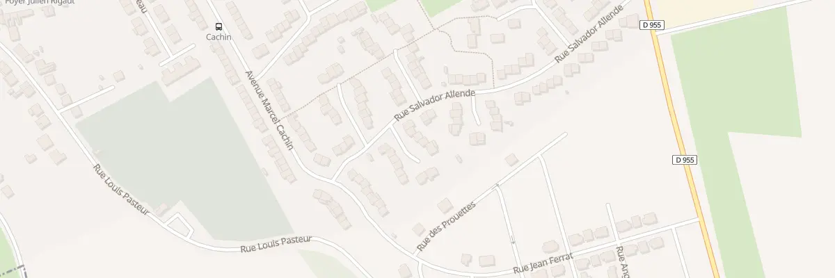 Plan du 22 Rue Salvador Allende à Douchy-les-Mines