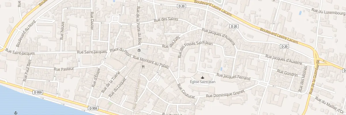 Plan du 47 Rue Montant au Palais à Joigny