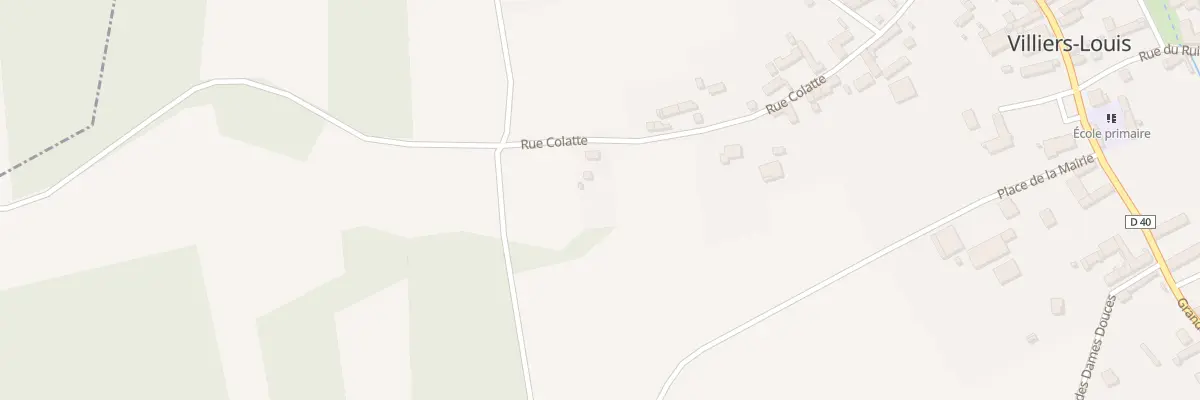 Plan du 29 Rue Colatte à Villiers-Louis
