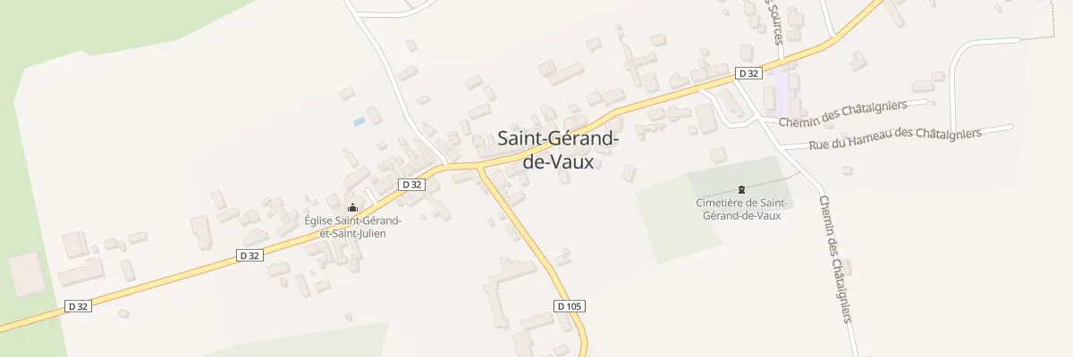 Plan du 33 Rue des Acacias à Saint-Gérand-de-Vaux
