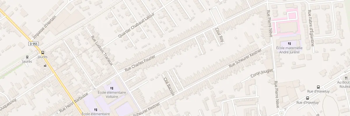 Plan du 52 Rue Charles Fourier à Denain