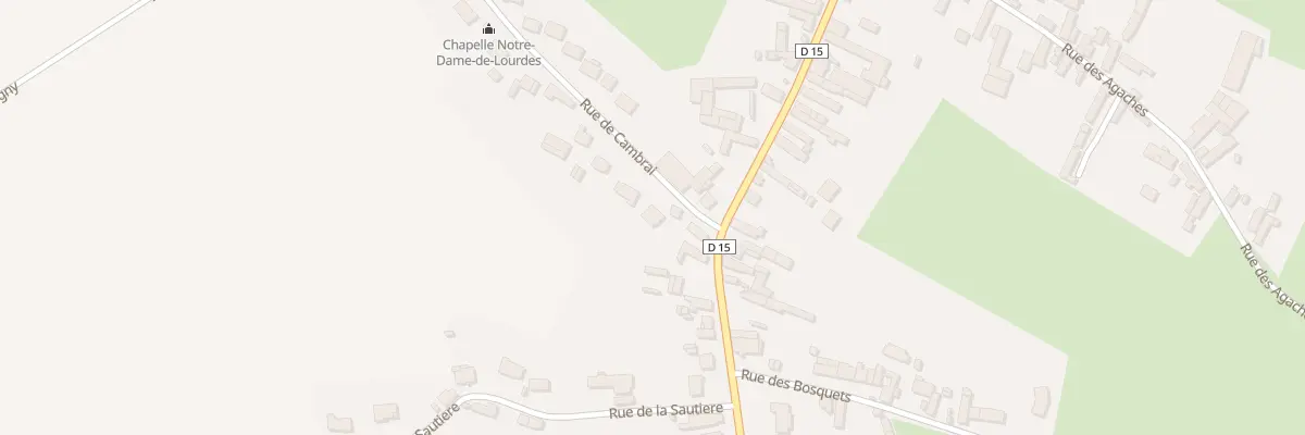 Plan du 1 Rue de Cambrai à Clary