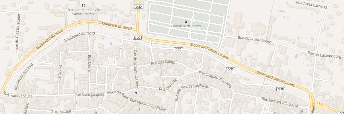 Plan du 37 Rue des Saints à Joigny