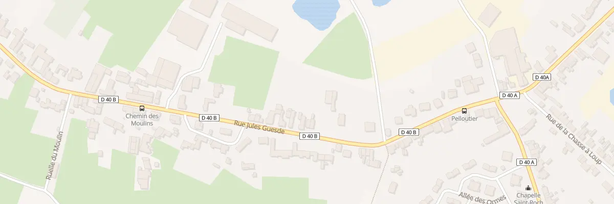 Plan du 71B Rue Jules Guesde à Hasnon