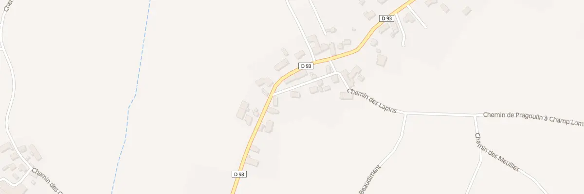 Plan du 4T Che des Lapins - Pragoulin à Saint-Sylvestre-Pragoulin
