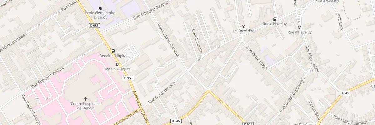 Plan du 595 Rue Désandrouins à Denain