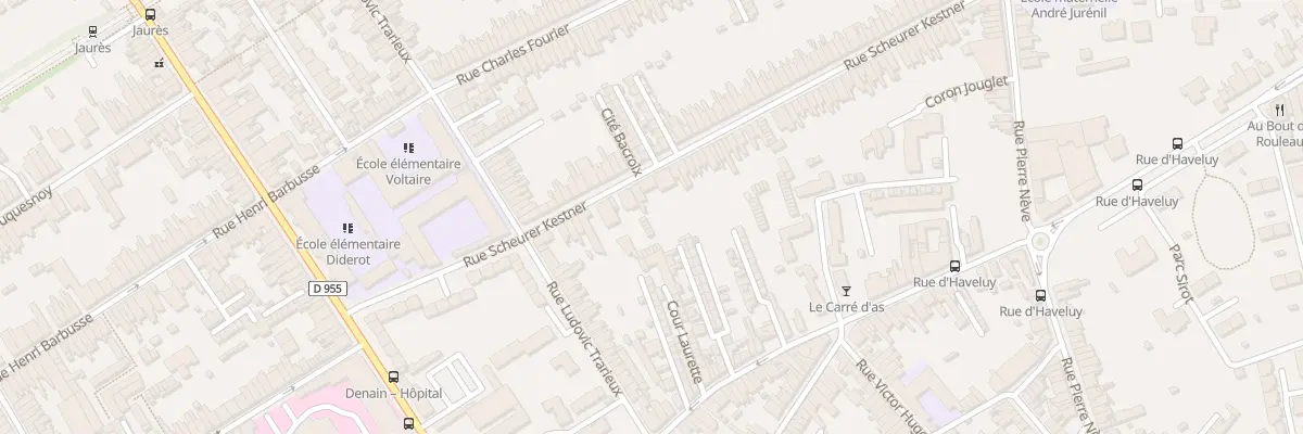 Plan du 12 Rue Scheurer Kestner à Denain