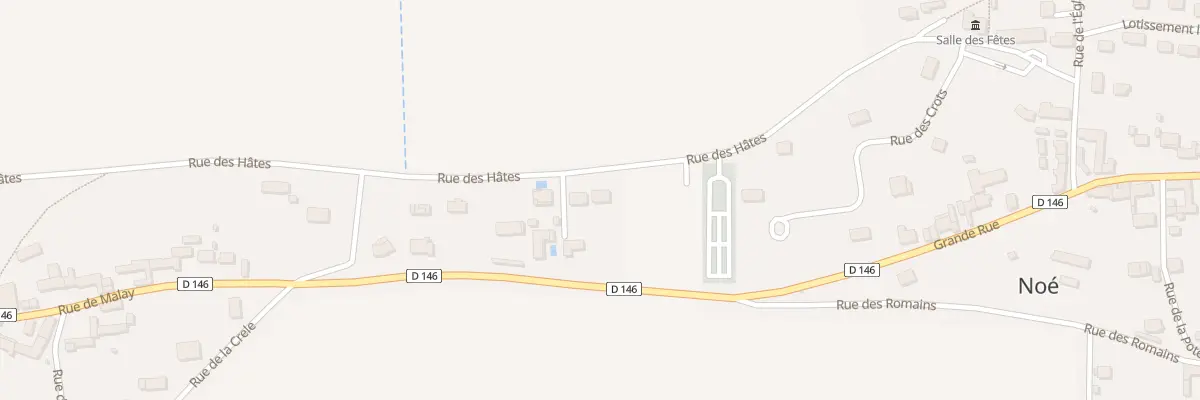 Plan du 24 Rue des Hâtes à Noé