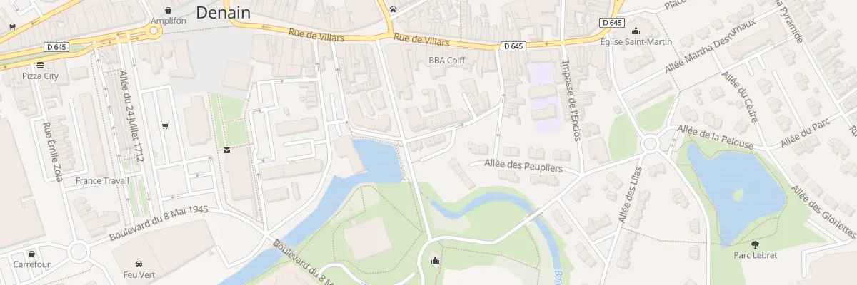 Plan du 27 Rue Marcel Fontaine à Denain