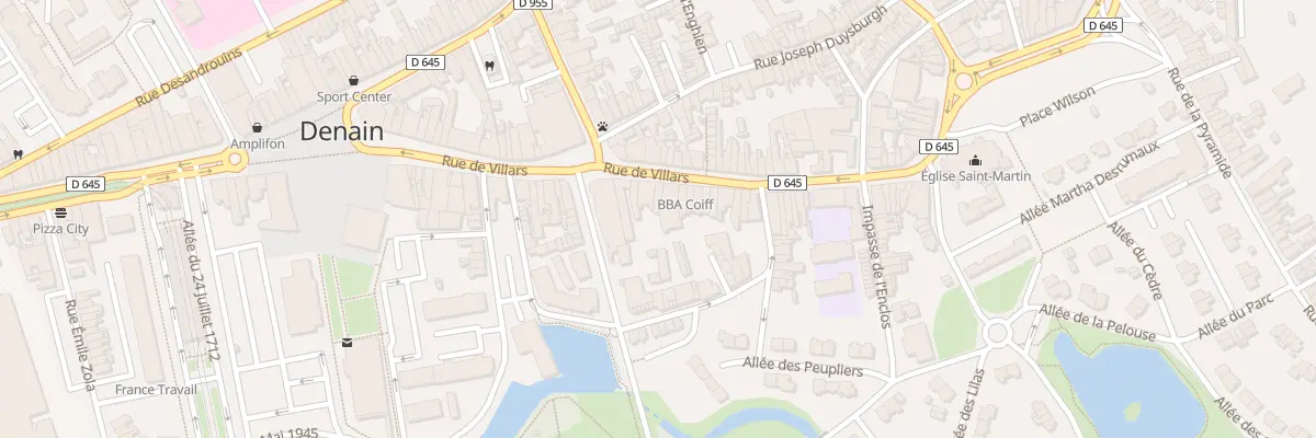 Plan du 150 Rue de Villars à Denain