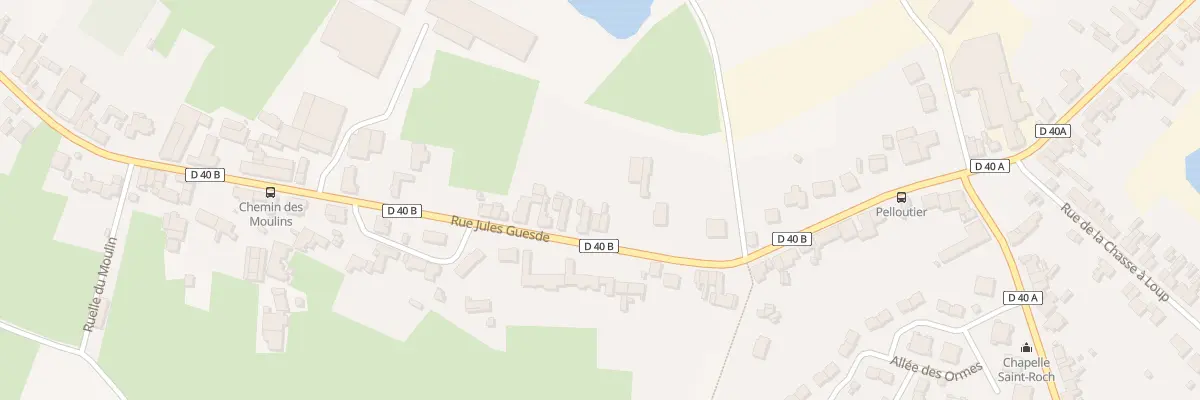 Plan du 73 Rue Jules Guesde à Hasnon