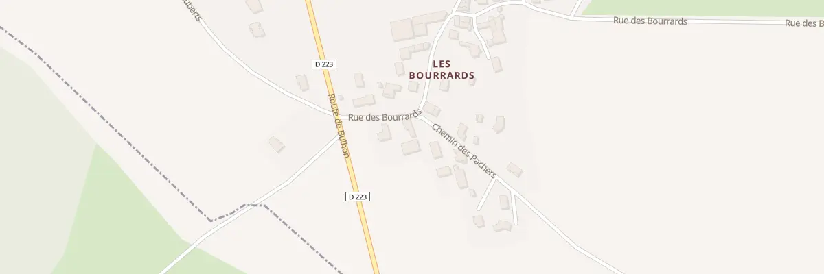 Plan du 5031 Les Bourrards à Bulhon