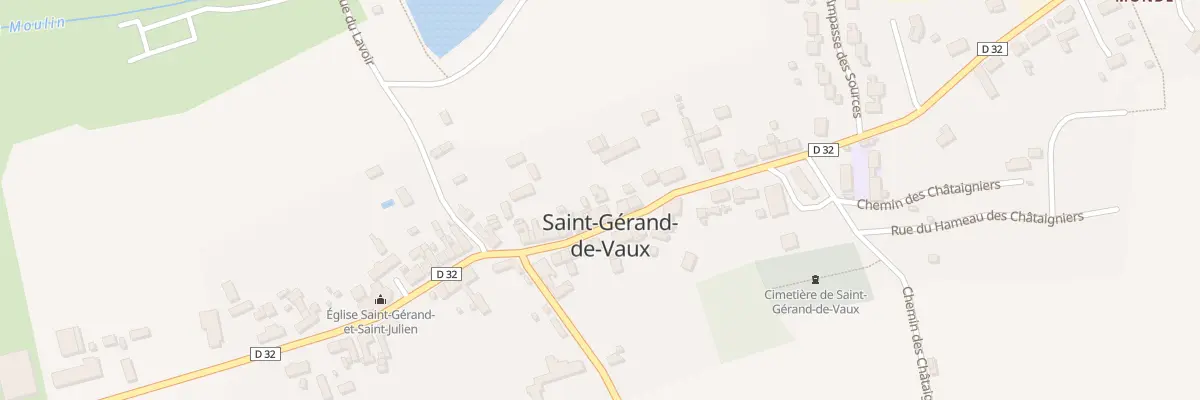 Plan du 26 Rue des Acacias à Saint-Gérand-de-Vaux