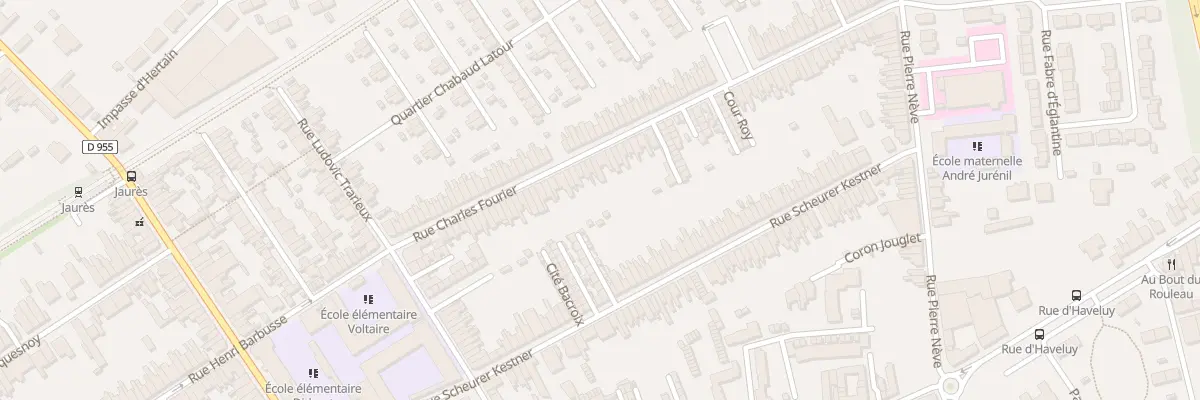 Plan du 56 Rue Charles Fourier à Denain