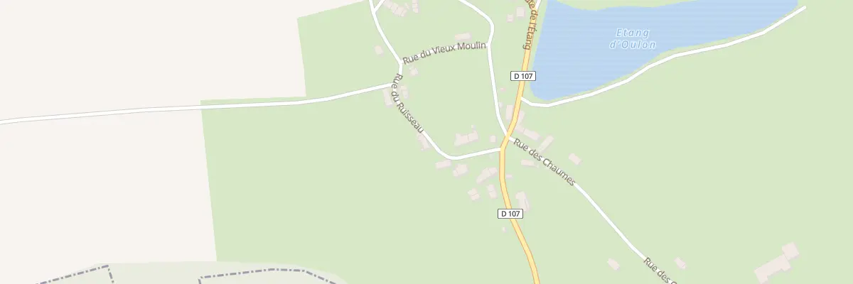 Plan du 6 Rue du Ruisseau à Oulon