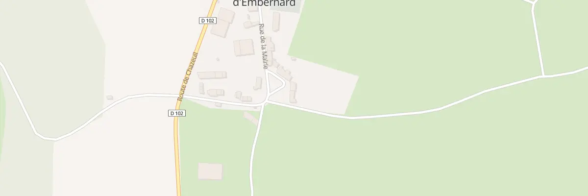 Plan du 7 Pl de la Chaume à Corvol-d’Embernard