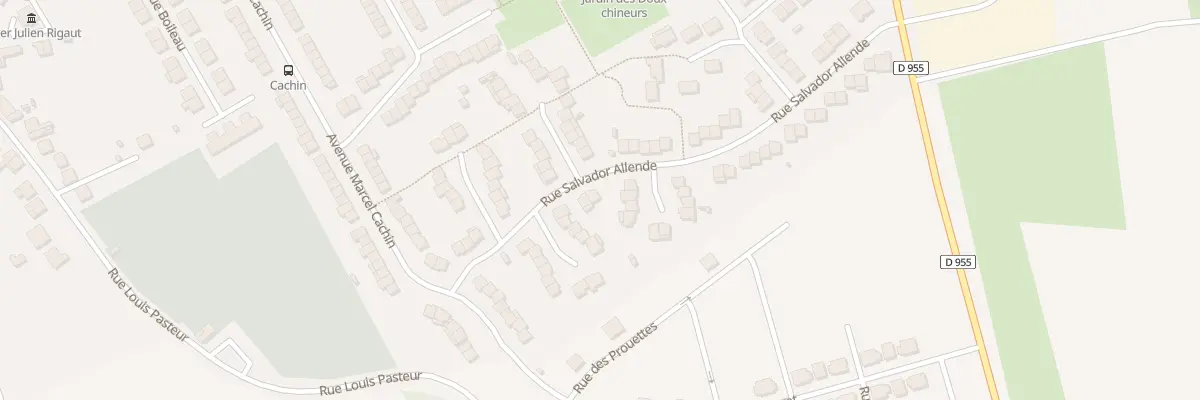 Plan du 30 Rue Salvador Allende à Douchy-les-Mines