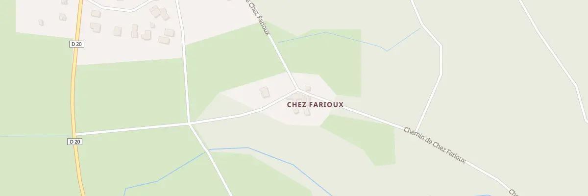 Plan du 1 Chez Farioux à Ravel