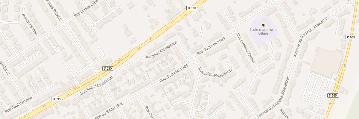 Plan du 63 Rue Jules Mousseron à Douchy-les-Mines