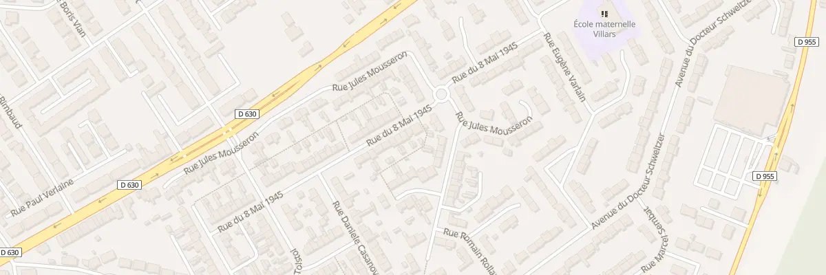 Plan du 26 Rue du 8 Mai 1945 à Douchy-les-Mines