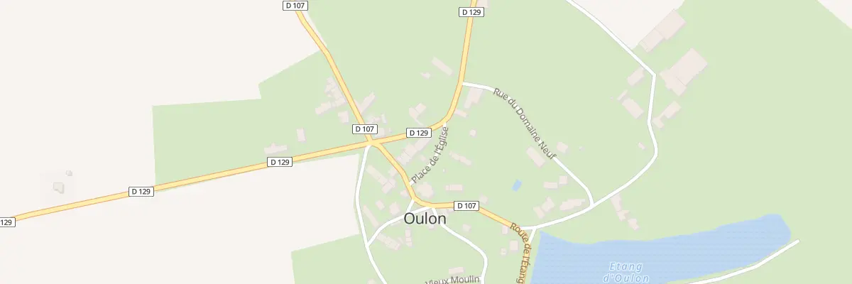 Plan du 9 Pl de l’Église à Oulon