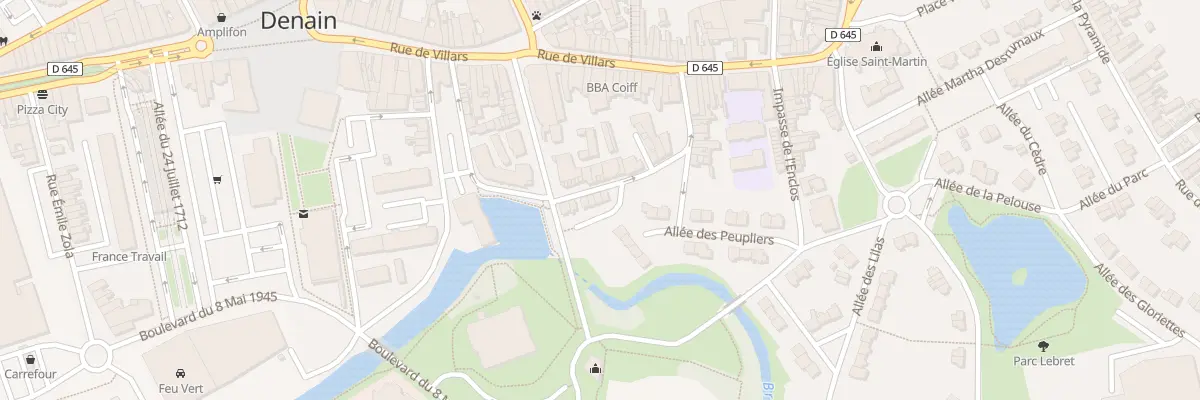 Plan du 23 Rue Marcel Fontaine à Denain