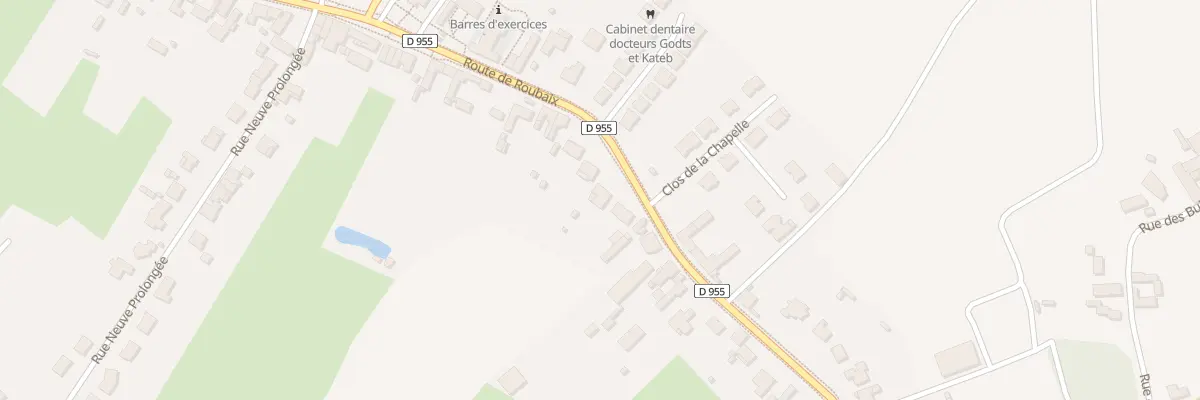 Plan du 1427 Rte de Roubaix à Lecelles