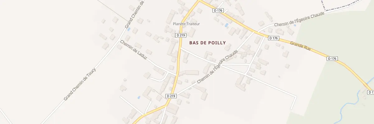 Plan du 28 Rue Saint-Germain à Poilly-sur-Tholon