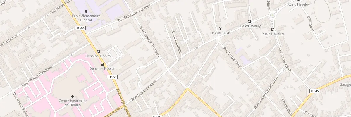 Plan du 615 Rue Désandrouins à Denain