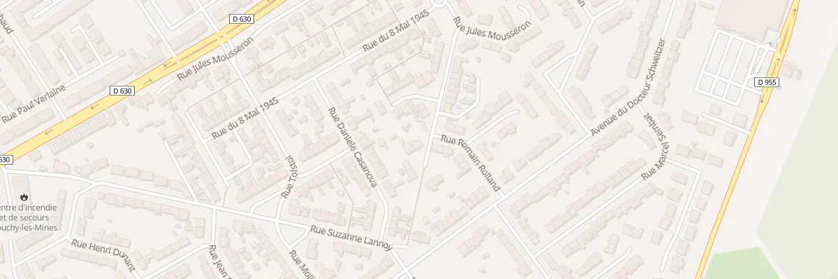 Plan du 37 Rue Romain Rolland à Douchy-les-Mines
