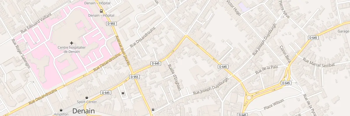 Plan du 44 Rue du Maréchal Leclerc à Denain