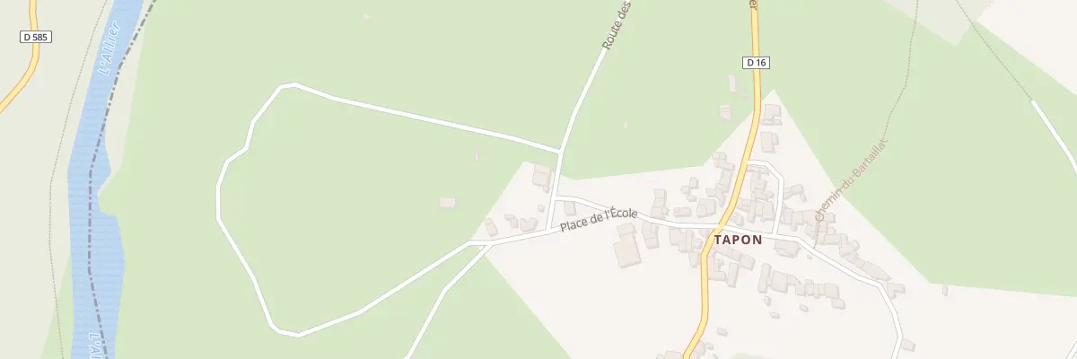 Plan du 5142 Tapon à Saint-Ilpize