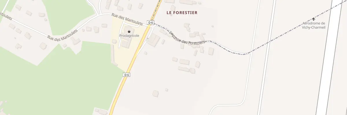 Plan du 65 Rte de St Pourcain à Charmeil