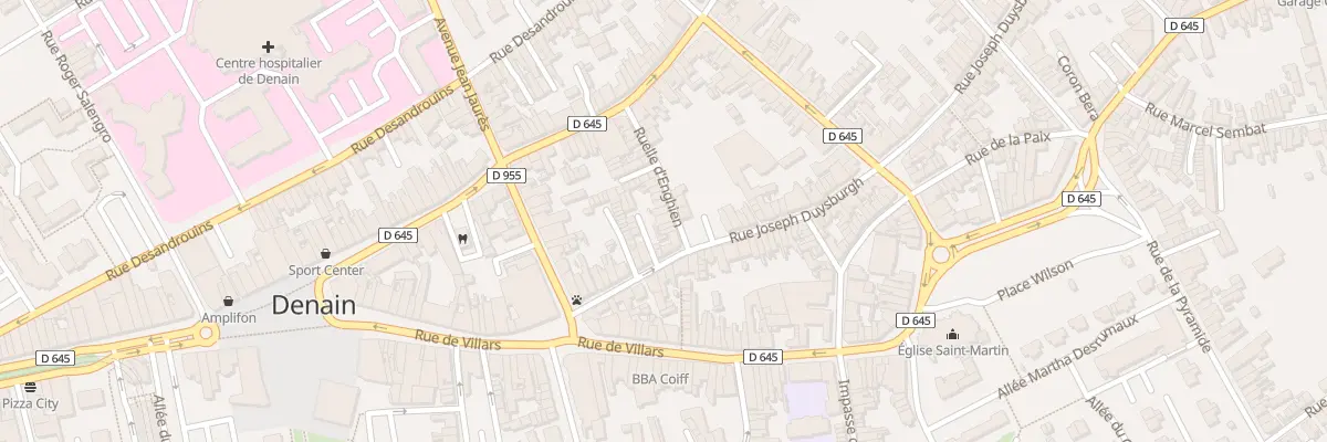 Plan du 3 Rle d’Enghien à Denain