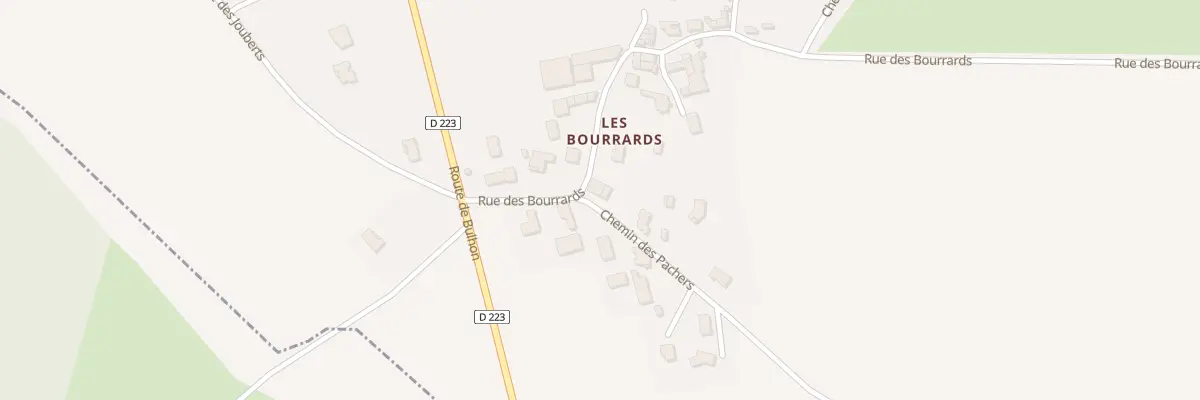 Plan du 5029 Les Bourrards à Bulhon